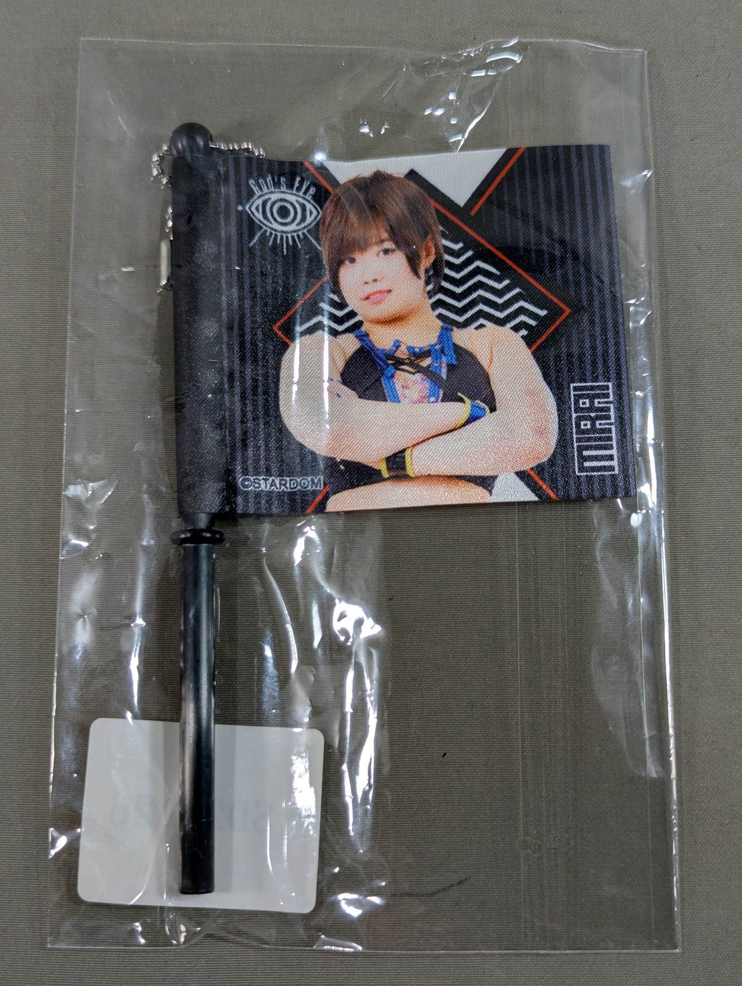 MIRAI STARDOM×Webpon Flag Keychain