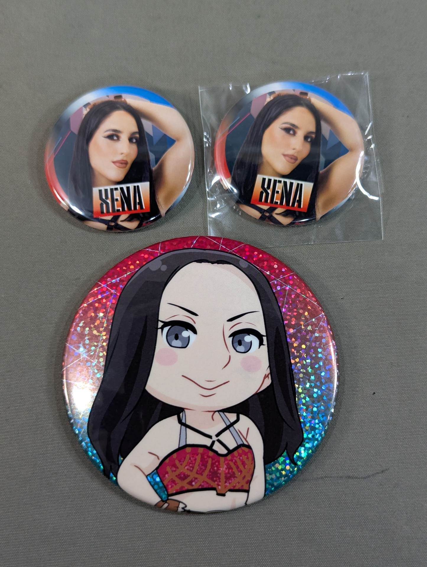 ★ Touch of Thunder★ Gina PinBack button Set(1)