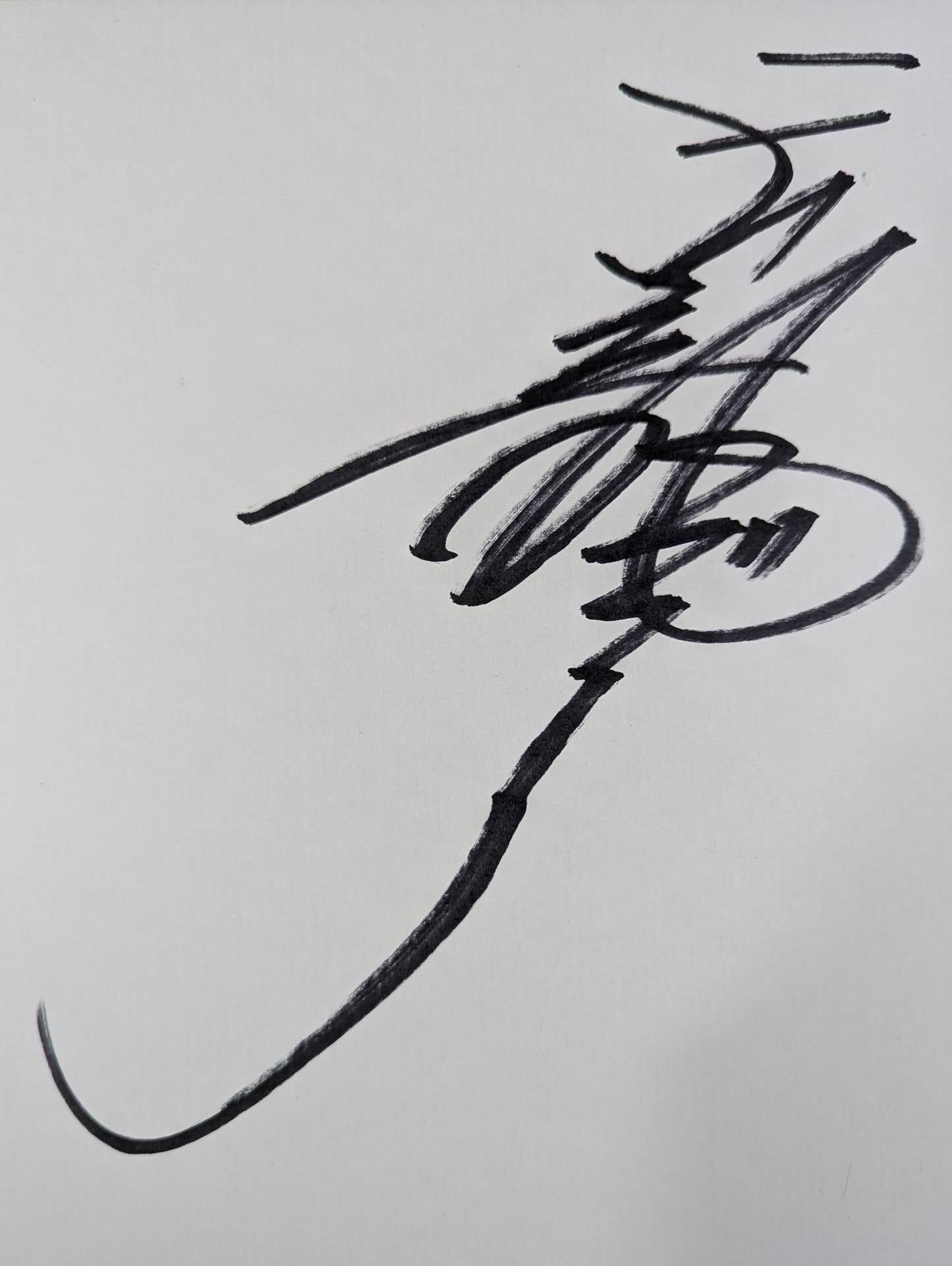 Tenryu Genichiro  (vap Shikishi ( Autograph board ) )