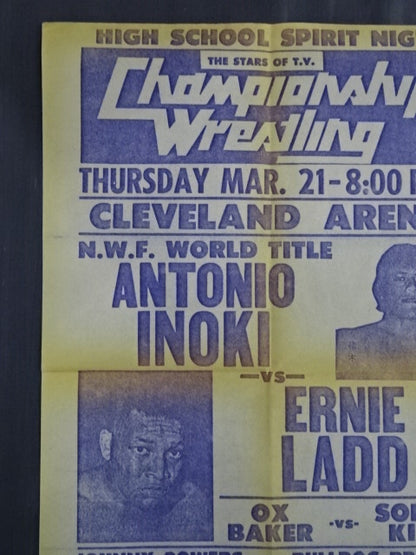 ★ North American version of ★ NWF World Fighters Championship Antonio Inoki vs Ernie Ladd