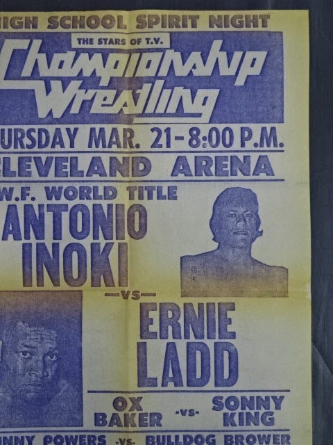 ★ North American version of ★ NWF World Fighters Championship Antonio Inoki vs Ernie Ladd