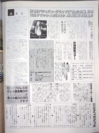 Deluxe Pro Wrestling July 1987