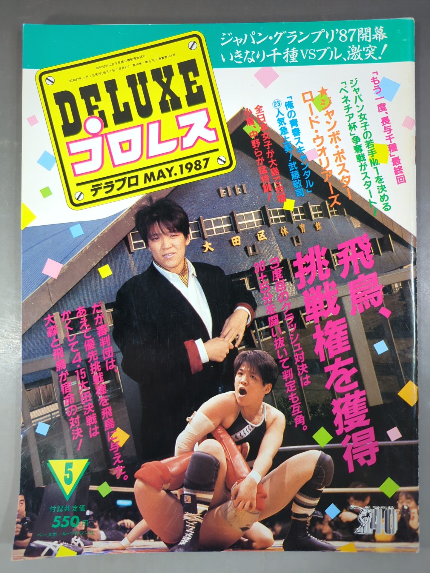 Deluxe Pro Wrestling May 1987 issue