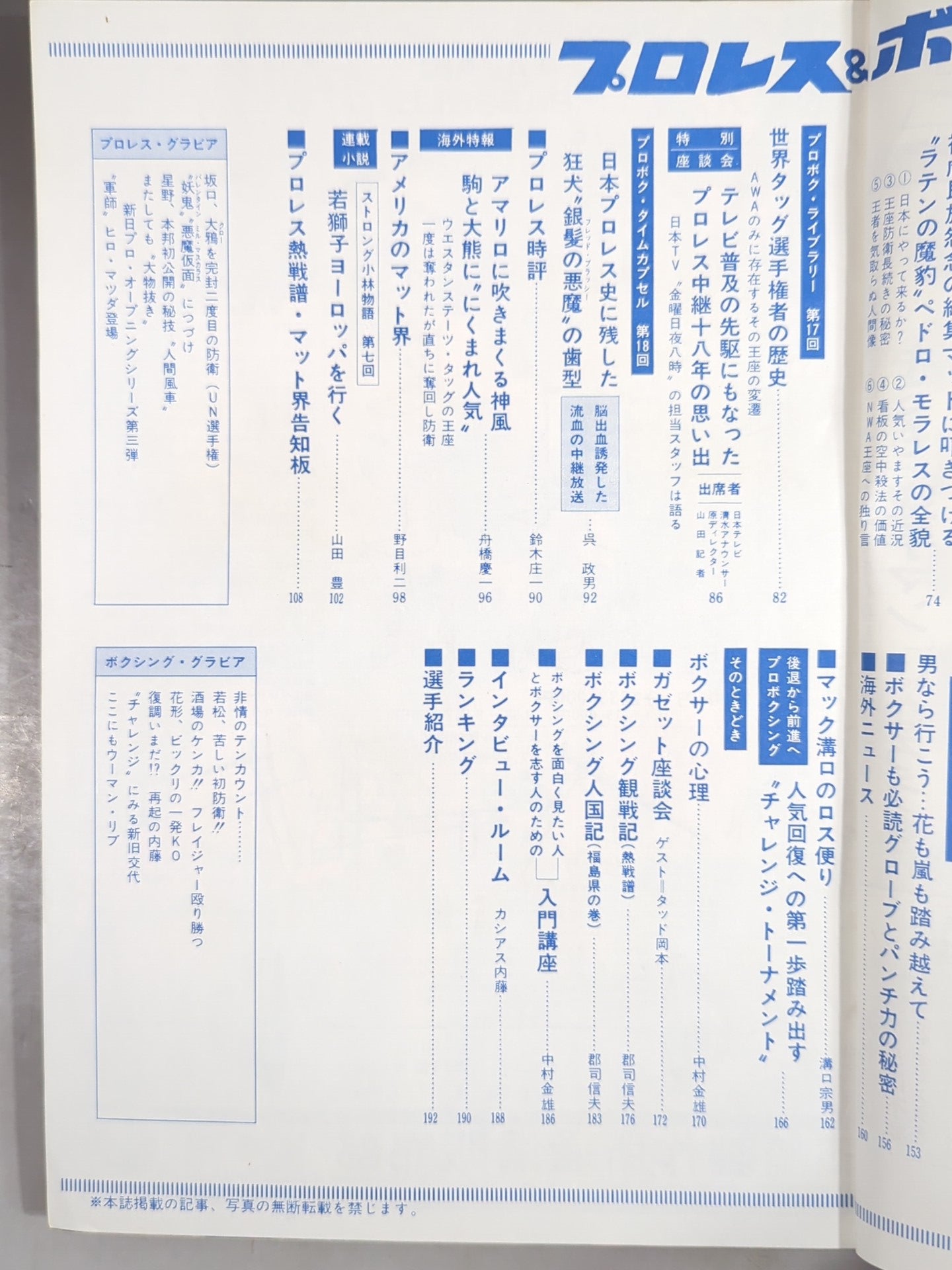 Pro Wrestling & Boxing July 1972 Issue