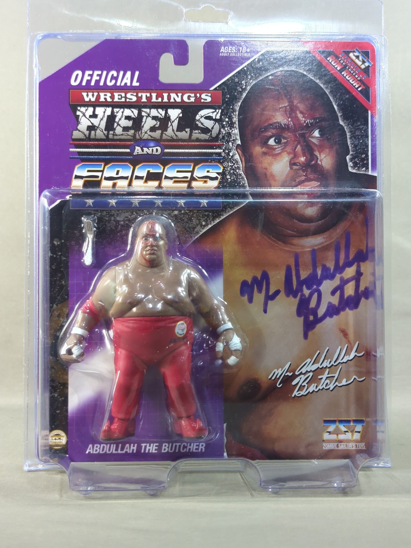 【hand signed autograph】 Abdullah the Butcher