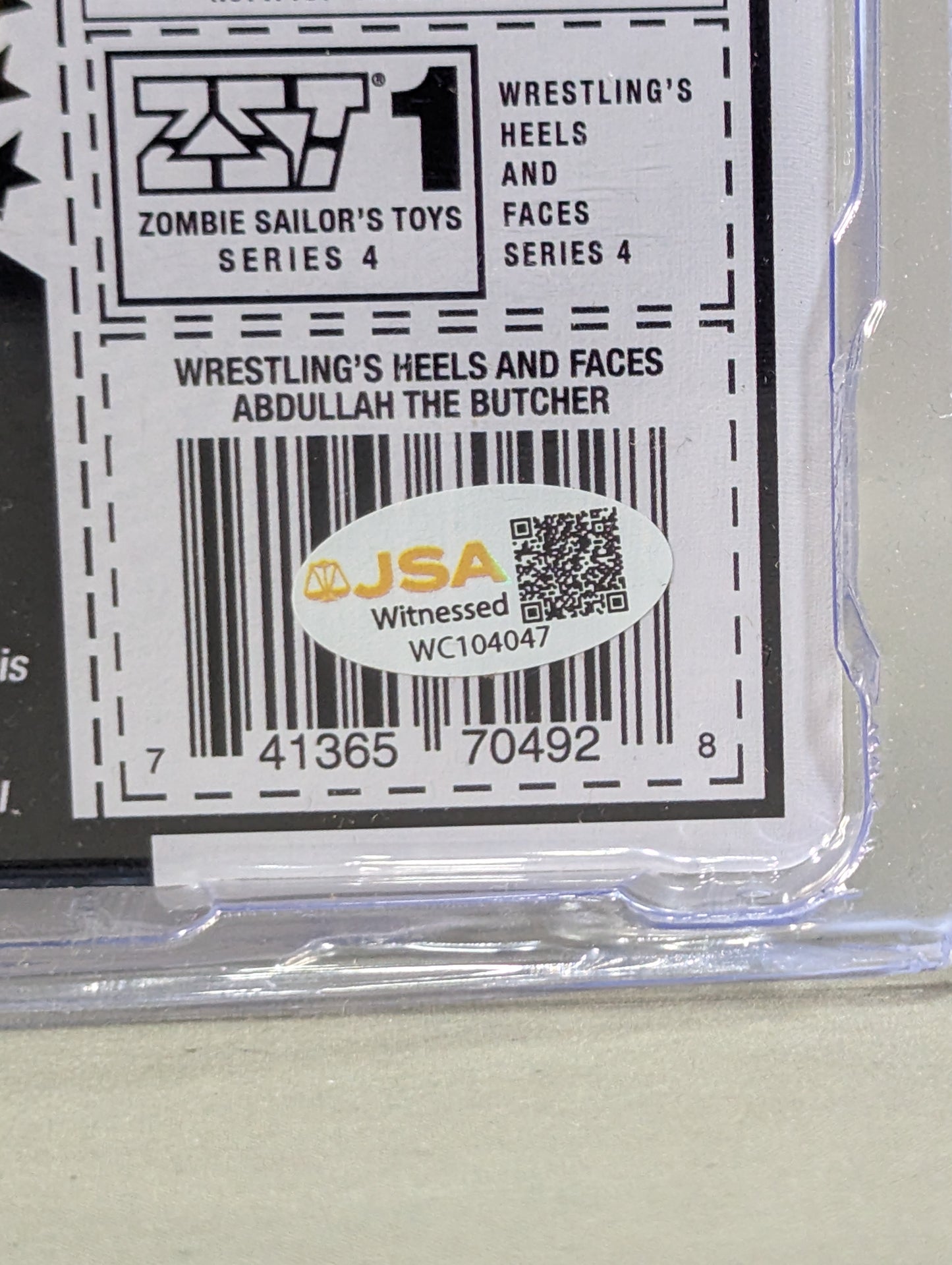 【hand signed autograph】 Abdullah the Butcher