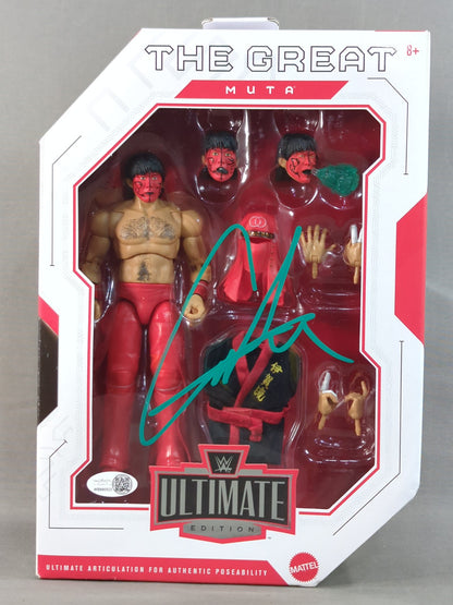 【hand signed autograph】 Great  Muta (Red)