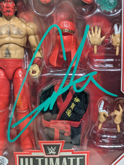 【hand signed autograph】 Great  Muta (Red)