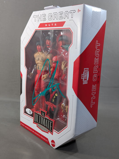 【hand signed autograph】 Great  Muta (Red)