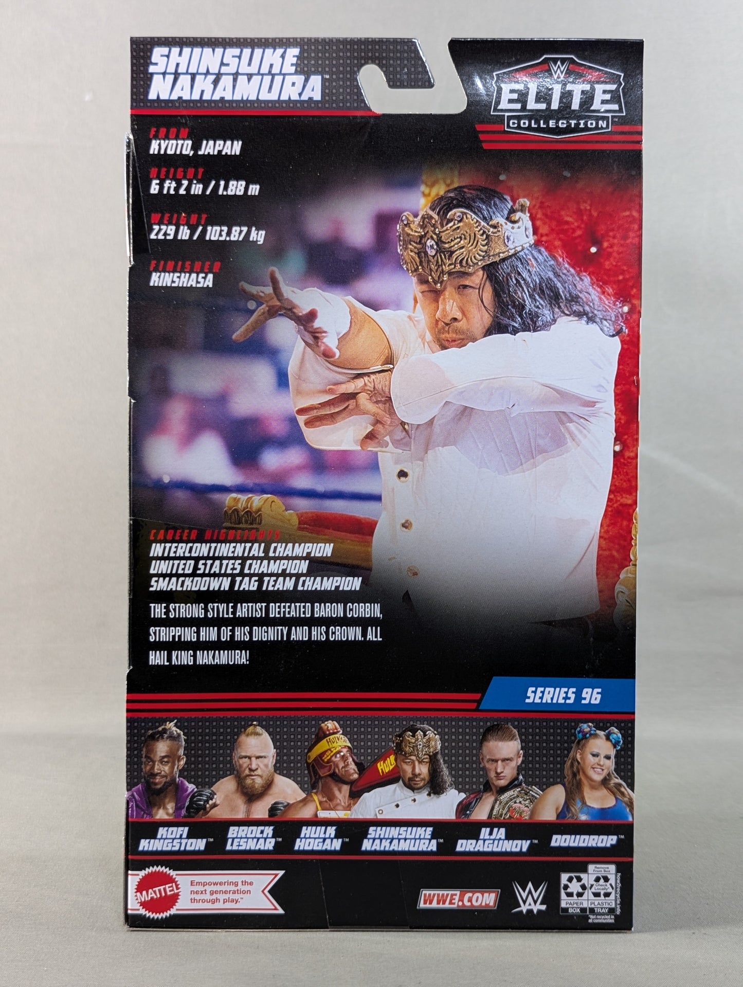 【hand signed autograph】 Shinsuke Nakamura 