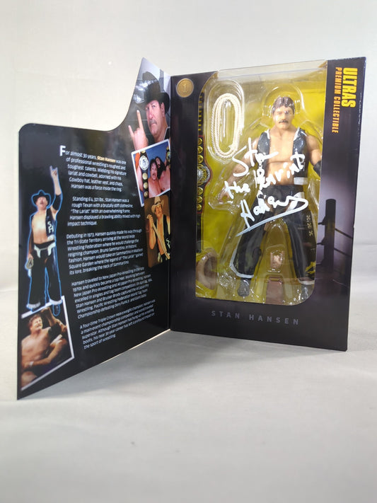 【hand signed autograph】 Stan Hansen ★PWF World Tag Team Belt ★