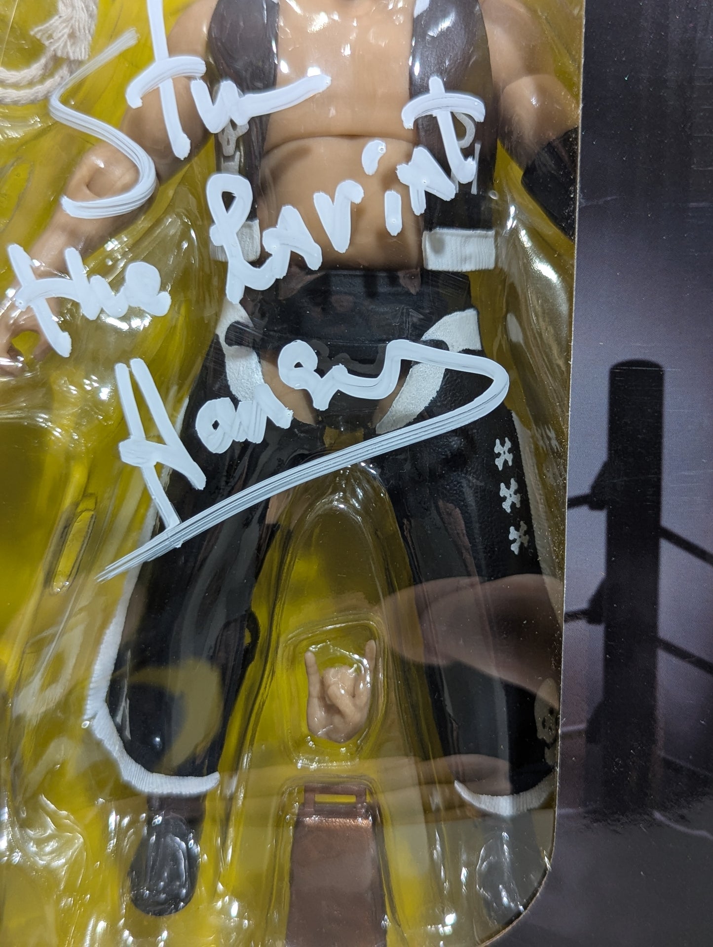 【hand signed autograph】 Stan Hansen ★PWF World Tag Team Belt ★