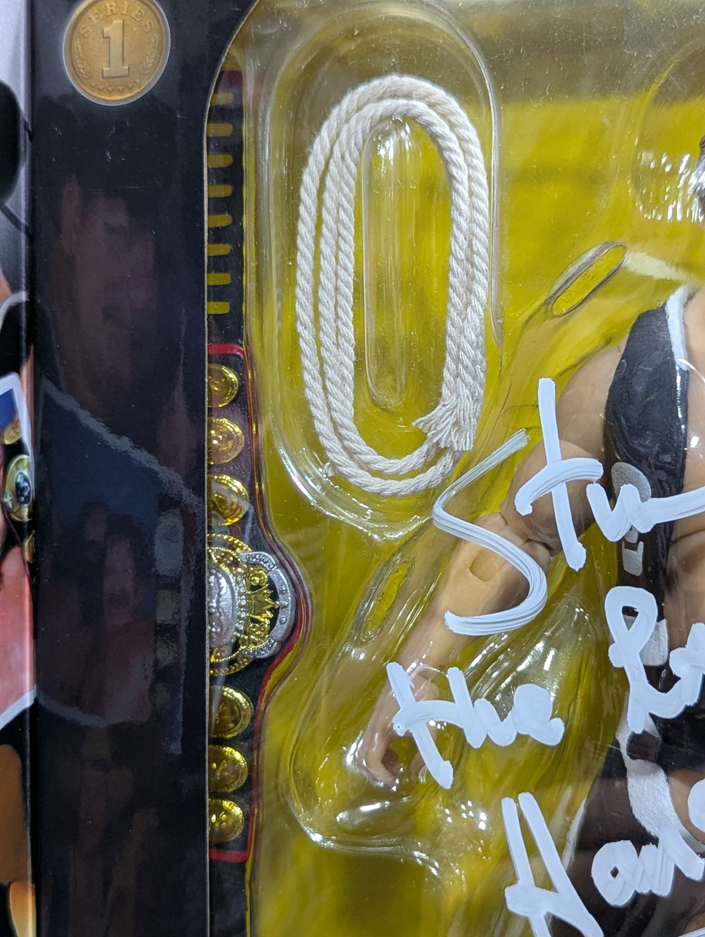 【hand signed autograph】 Stan Hansen ★PWF World Tag Team Belt ★