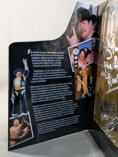 【hand signed autograph】 Stan Hansen ★PWF World Tag Team Belt ★