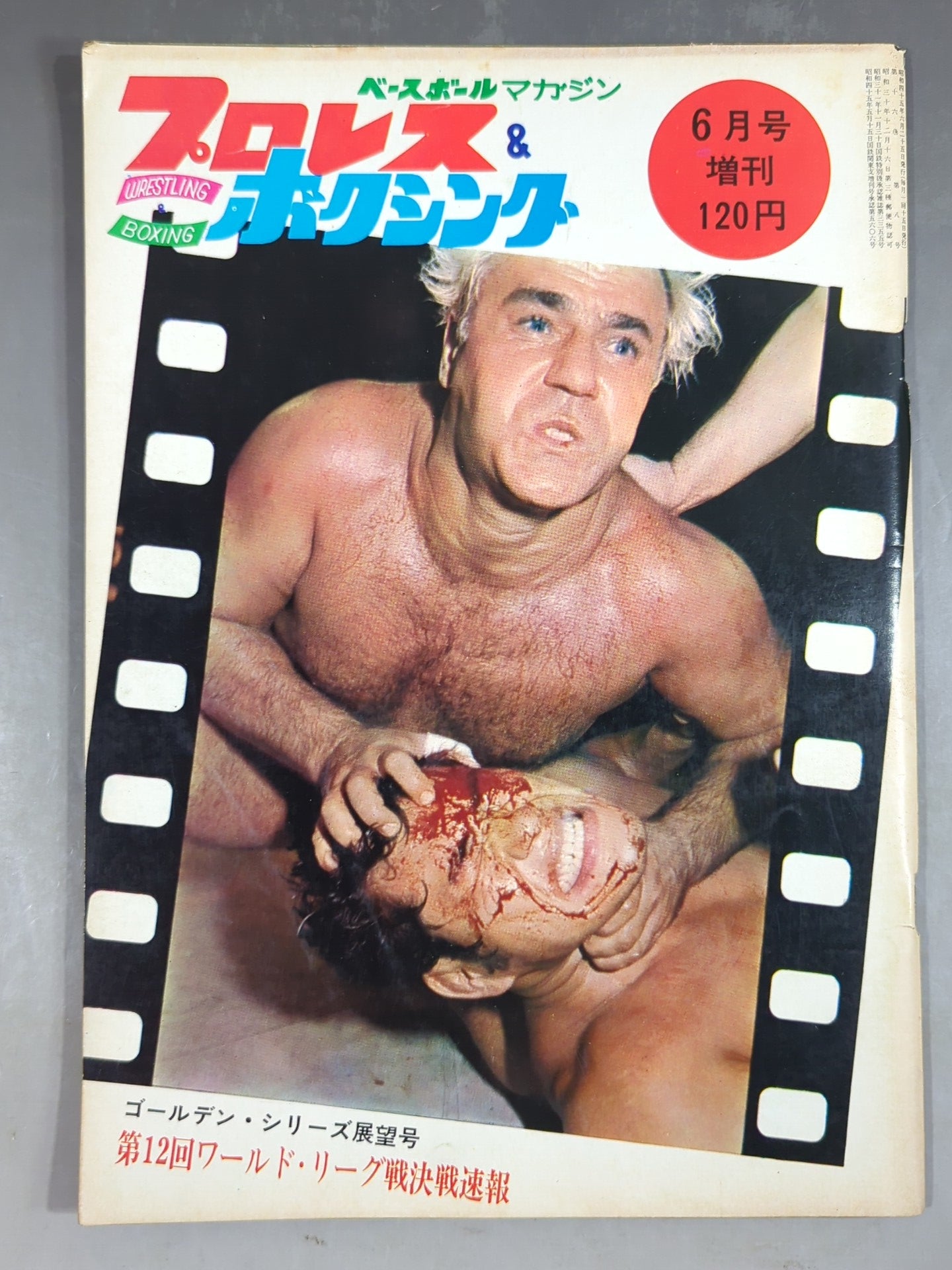 Pro Wrestling  & Boxing June 1970 Issue Supplement