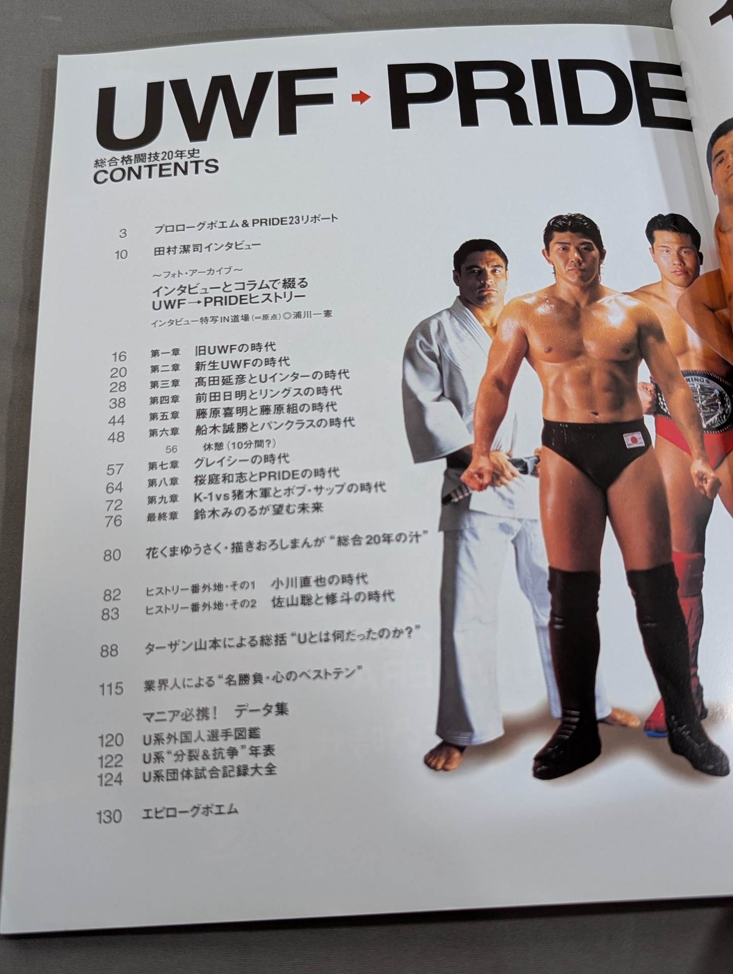 UWF→PRIDE 20 Years of Mixed Martial Arts 1984→2003