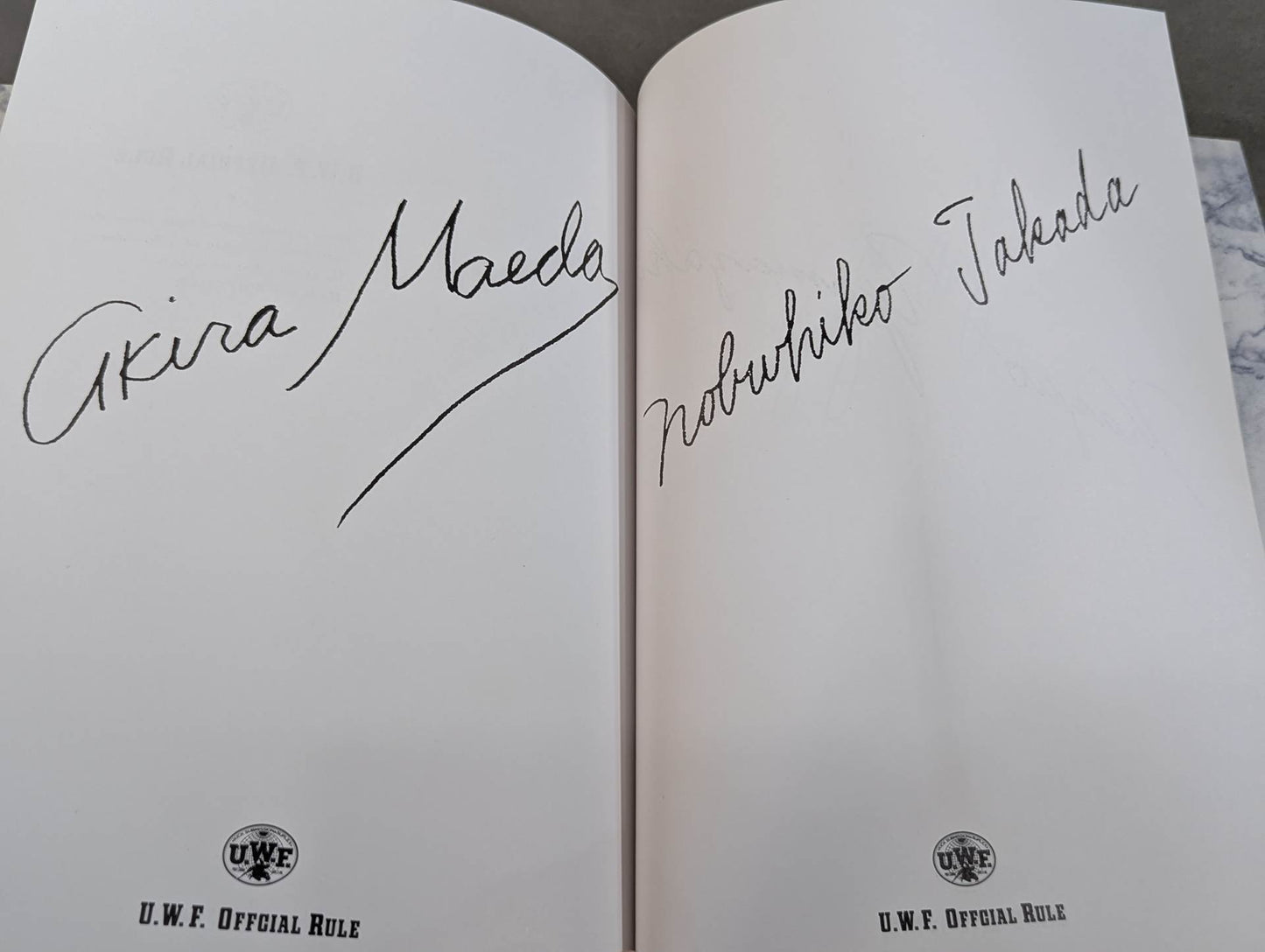 U.W.F. OFFICIAL RULE 1989.5.4~