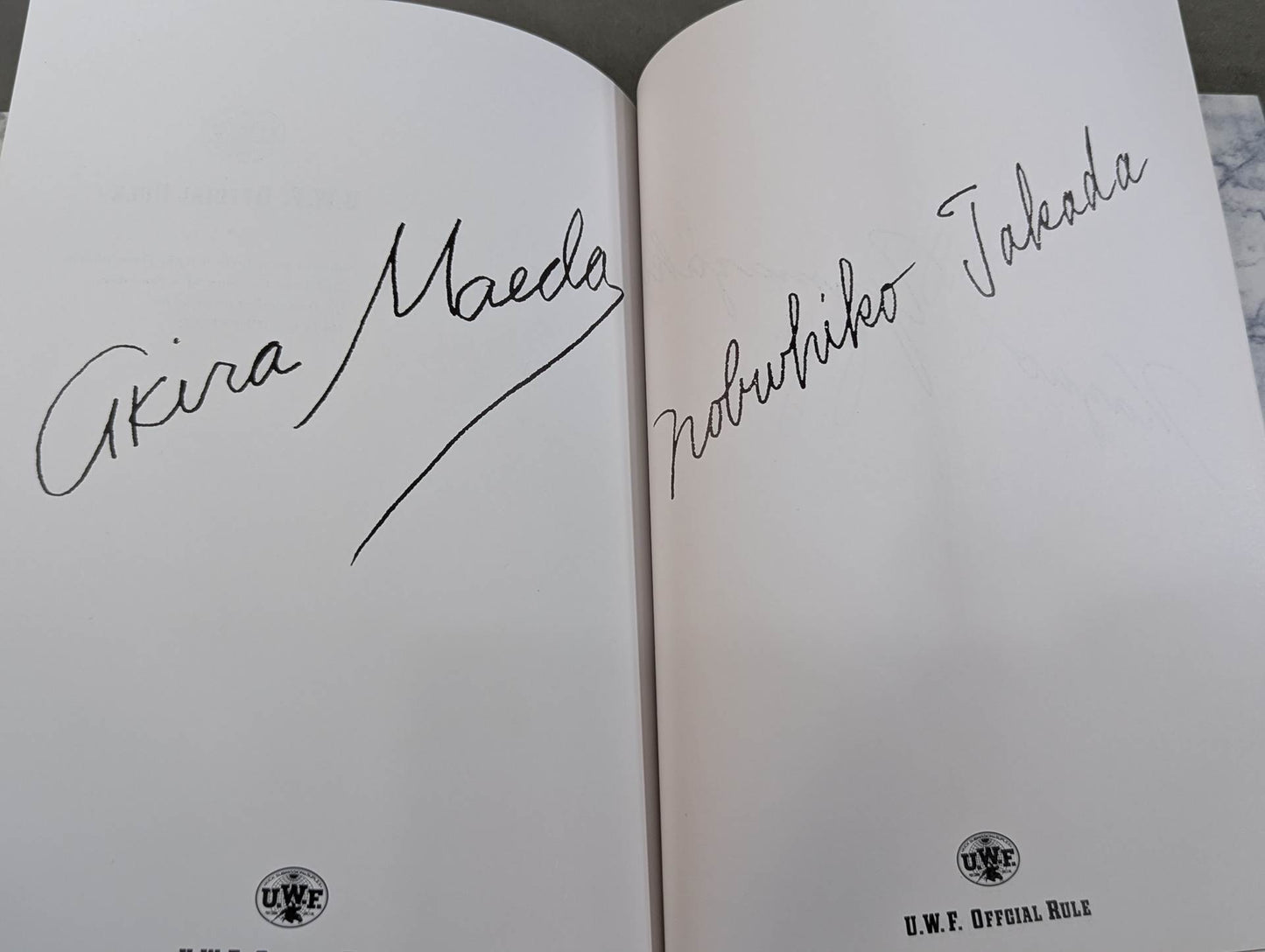 U.W.F. OFFICIAL RULE 1989.5.4~