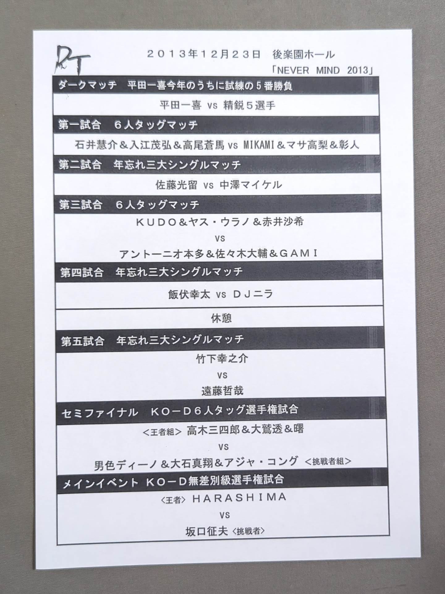 DDT Official Program 2013-2014 WINTER Vol.31