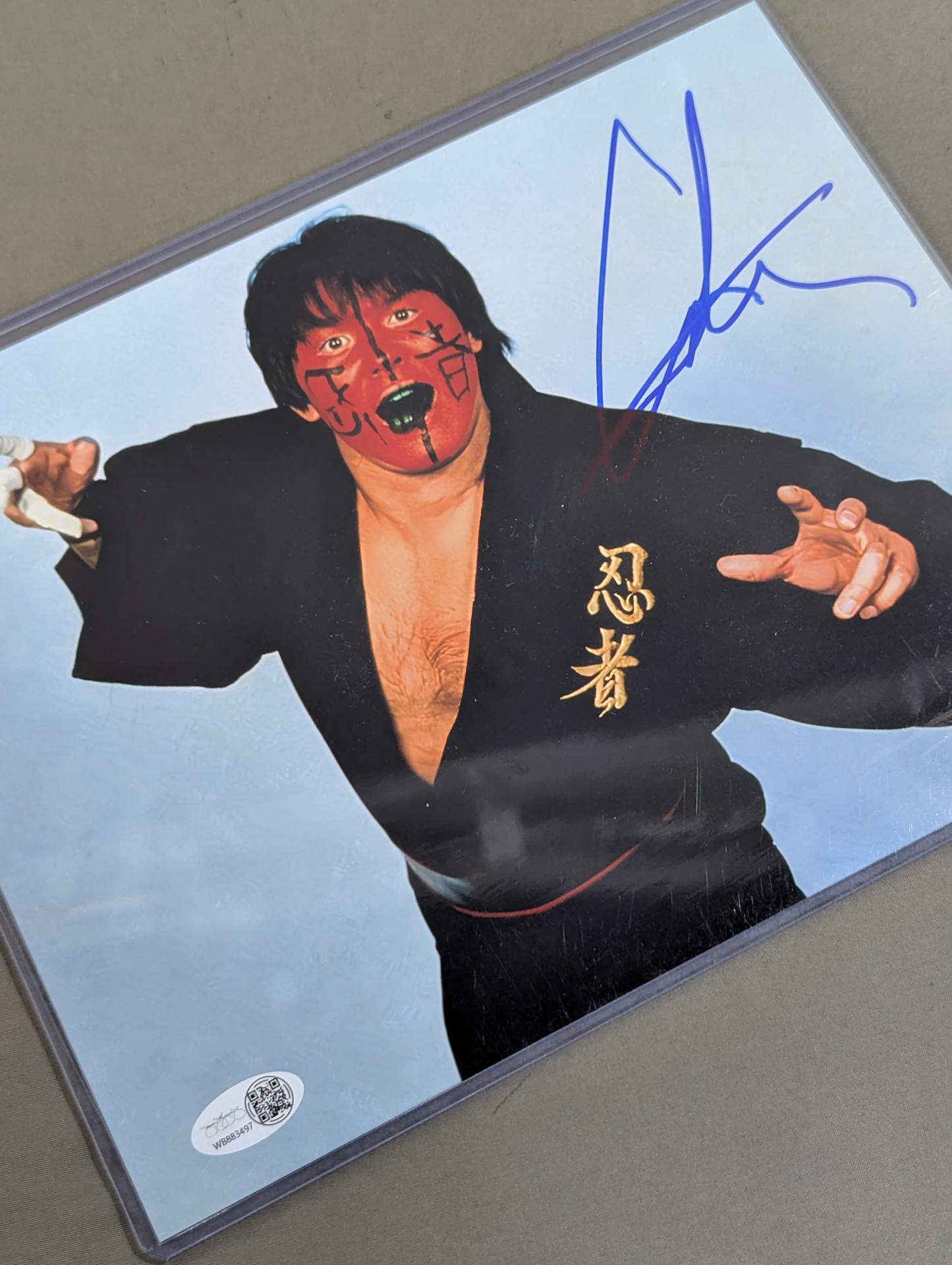 The Great Muta hand signed autograph Pro-Photo  (JSA Certification) (2)
