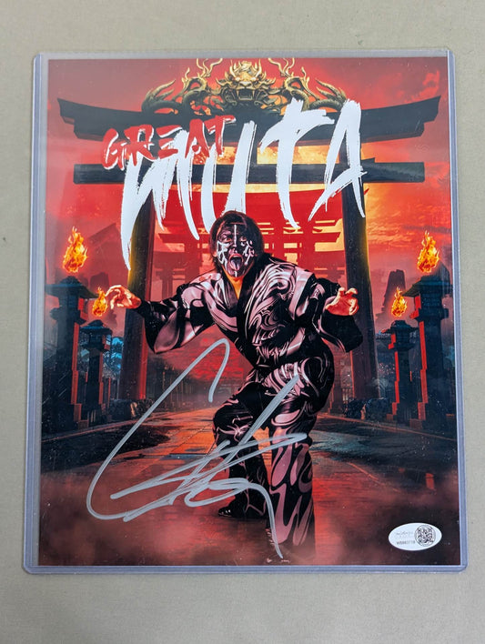 The Great Muta hand signed autograph Pro-Photo  (JSA Certification) (3)