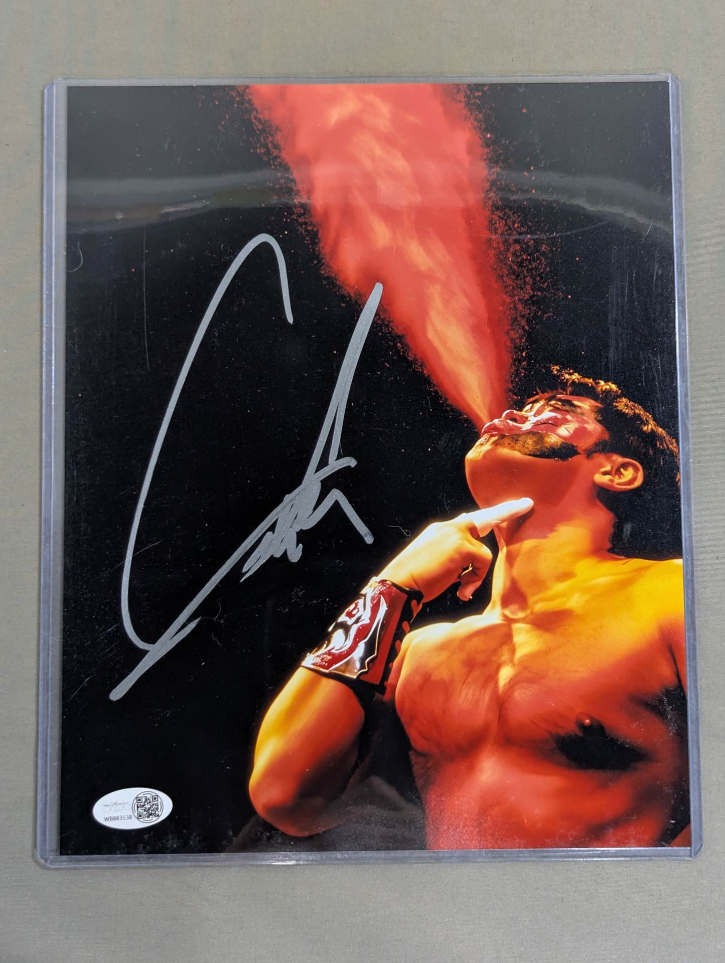 The Great Muta hand signed autograph Pro-Photo  (JSA Certification)(4)