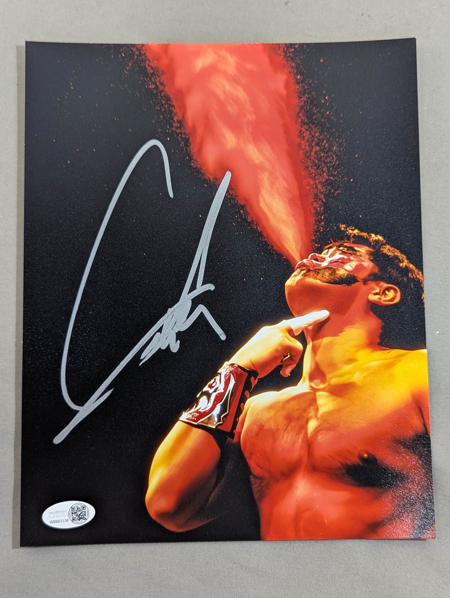 The Great Muta hand signed autograph Pro-Photo  (JSA Certification)(4)