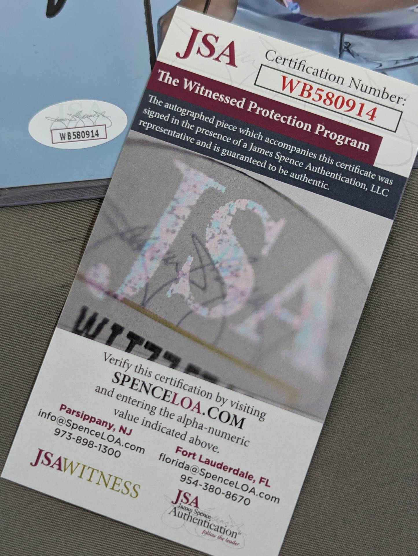 Giulia  hand signed autograph Pro-Photo  (JSA Certification) (2)