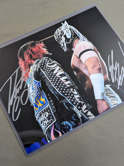 El Desperado&Hiromu Takahashi  hand signed autograph Pro-Photo 
