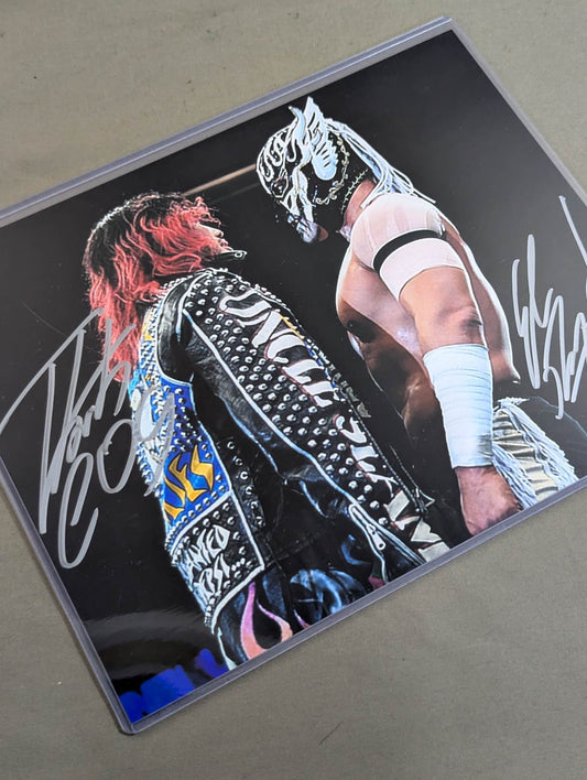 El Desperado&Hiromu Takahashi  hand signed autograph Pro-Photo 
