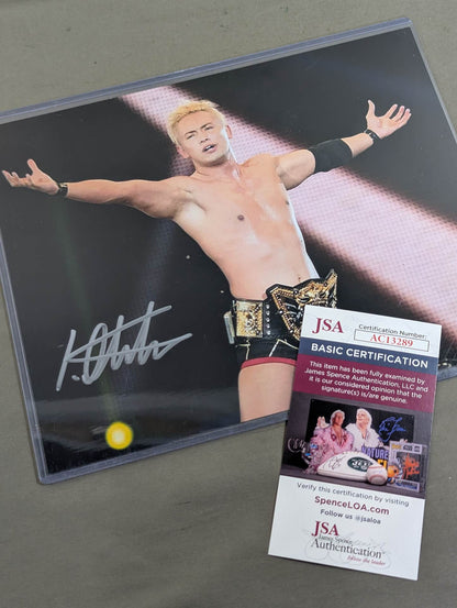 ★ World Heavy★ Kazuchika Okada  hand signed autograph Pro-Photo  (JSA Certified)
