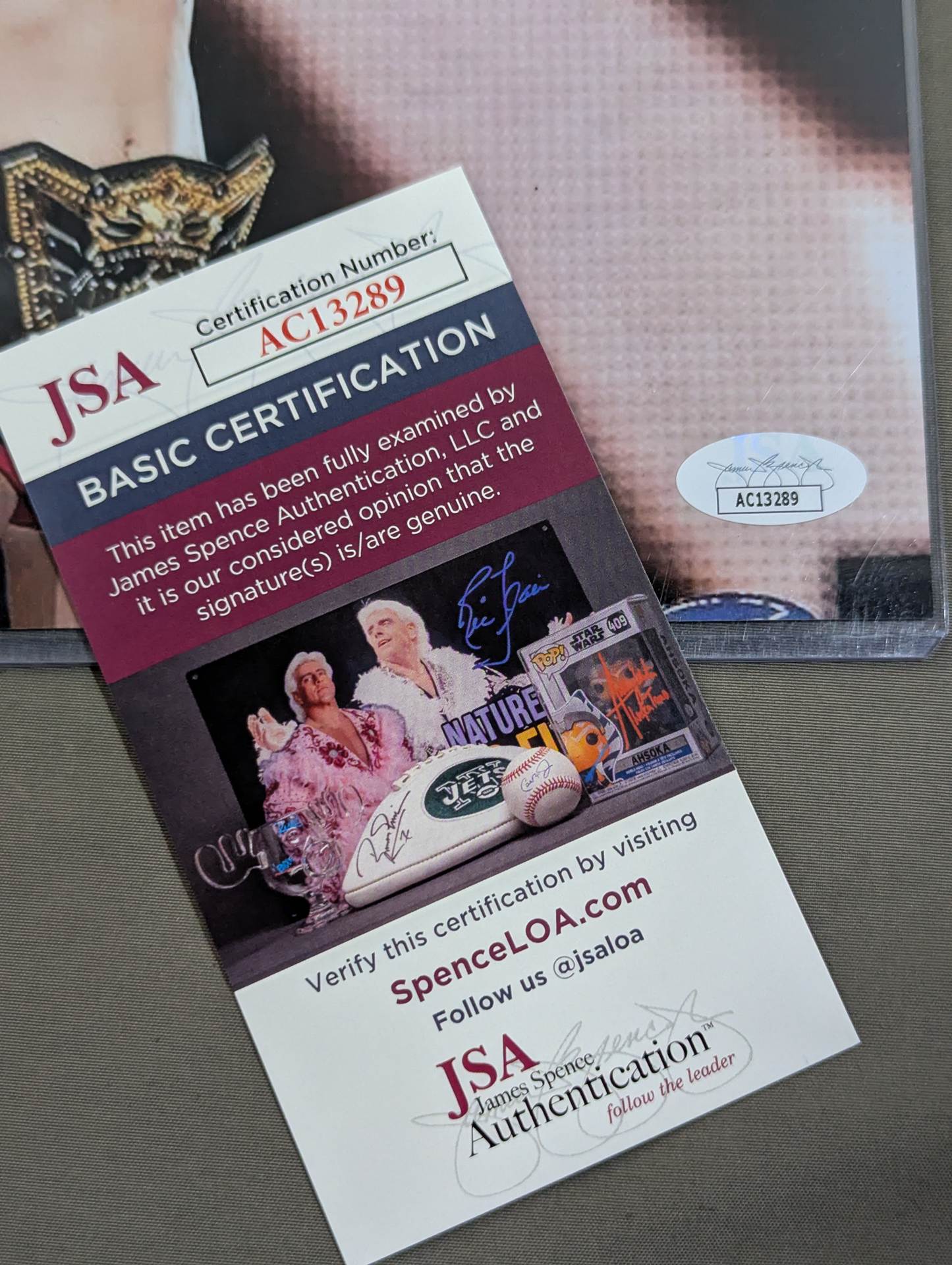 ☆世界ヘビー☆ オカダ・カズチカ 直筆サイン入り ポートレート(JSA