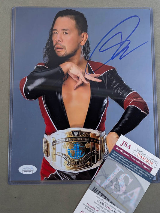 Shinsuke Nakamura  hand signed autograph Pro-Photo  (JSA Certification) (1)