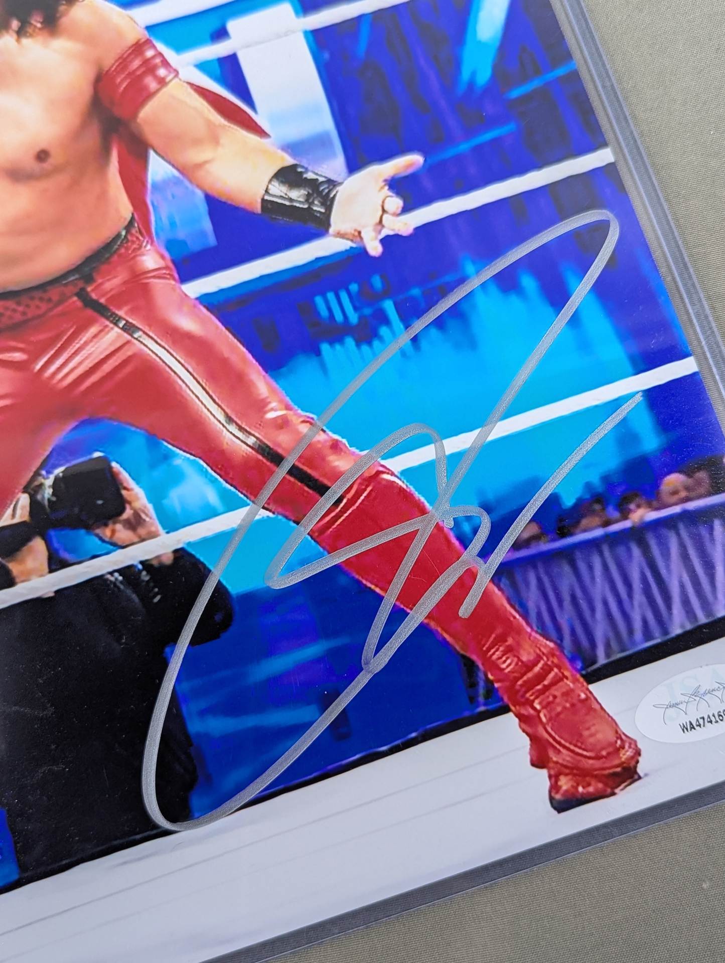 Shinsuke Nakamura  hand signed autograph Pro-Photo  (JSA Certification) (2)