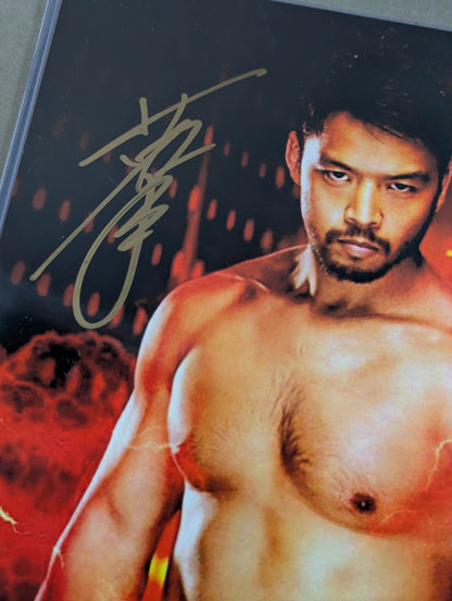 Hideo Itami (KENTA) hand signed autograph Pro-Photo 