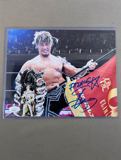 Hiroshi Tanahashi  hand signed autograph Pro-Photo  (JSA Certification) (1)