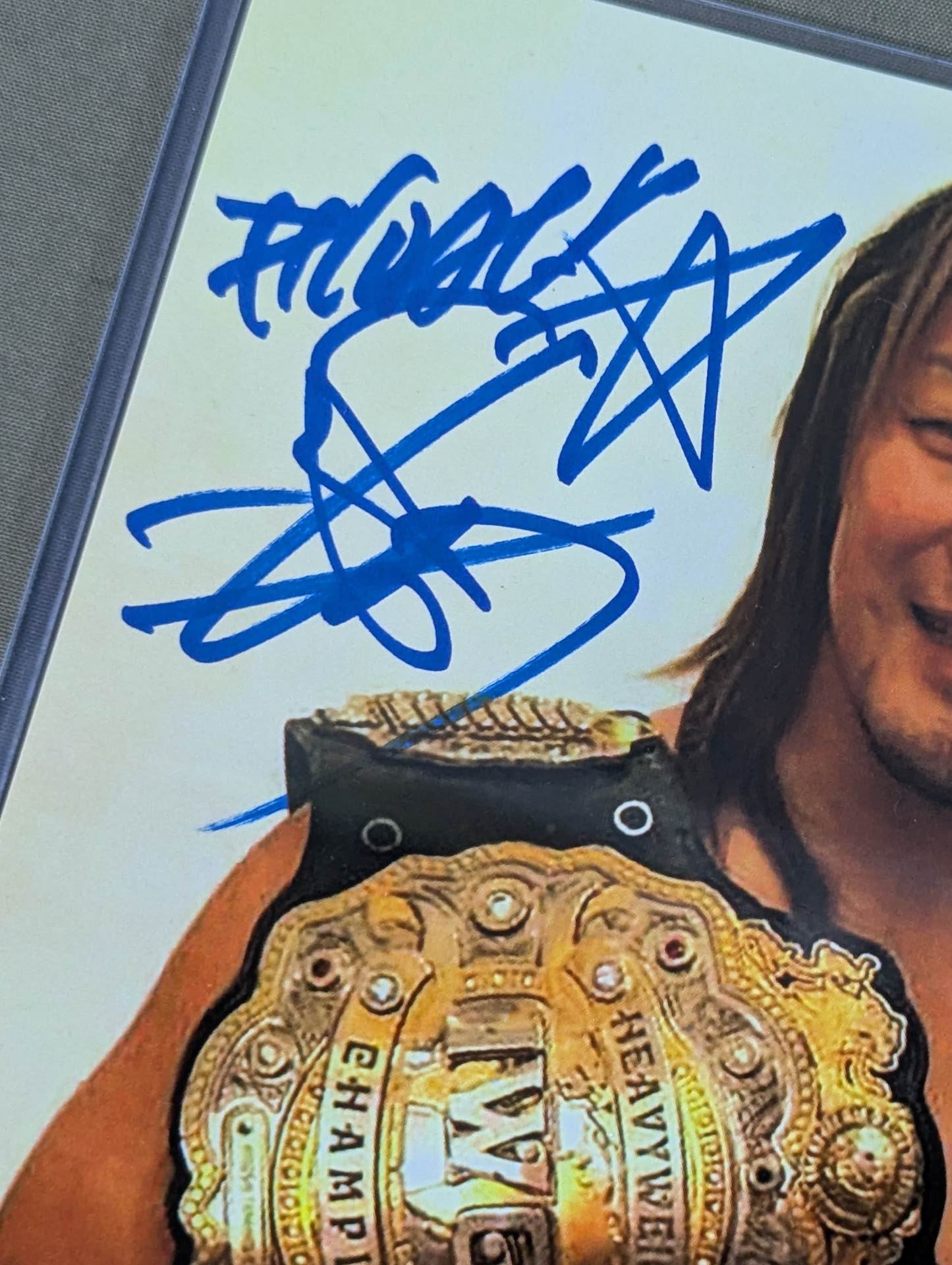 Hiroshi Tanahashi & Io Shirai (Iyo Sky) 2 hand signed autographs  Pro-Photo  (JSA Certification) )