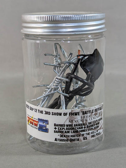 Atsushi Onita  FMWE "BATTLE ROYAL" commemoration Barbed Wire  Bottle