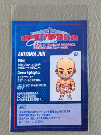 Jun Akiyama Illustration Hologram Card
