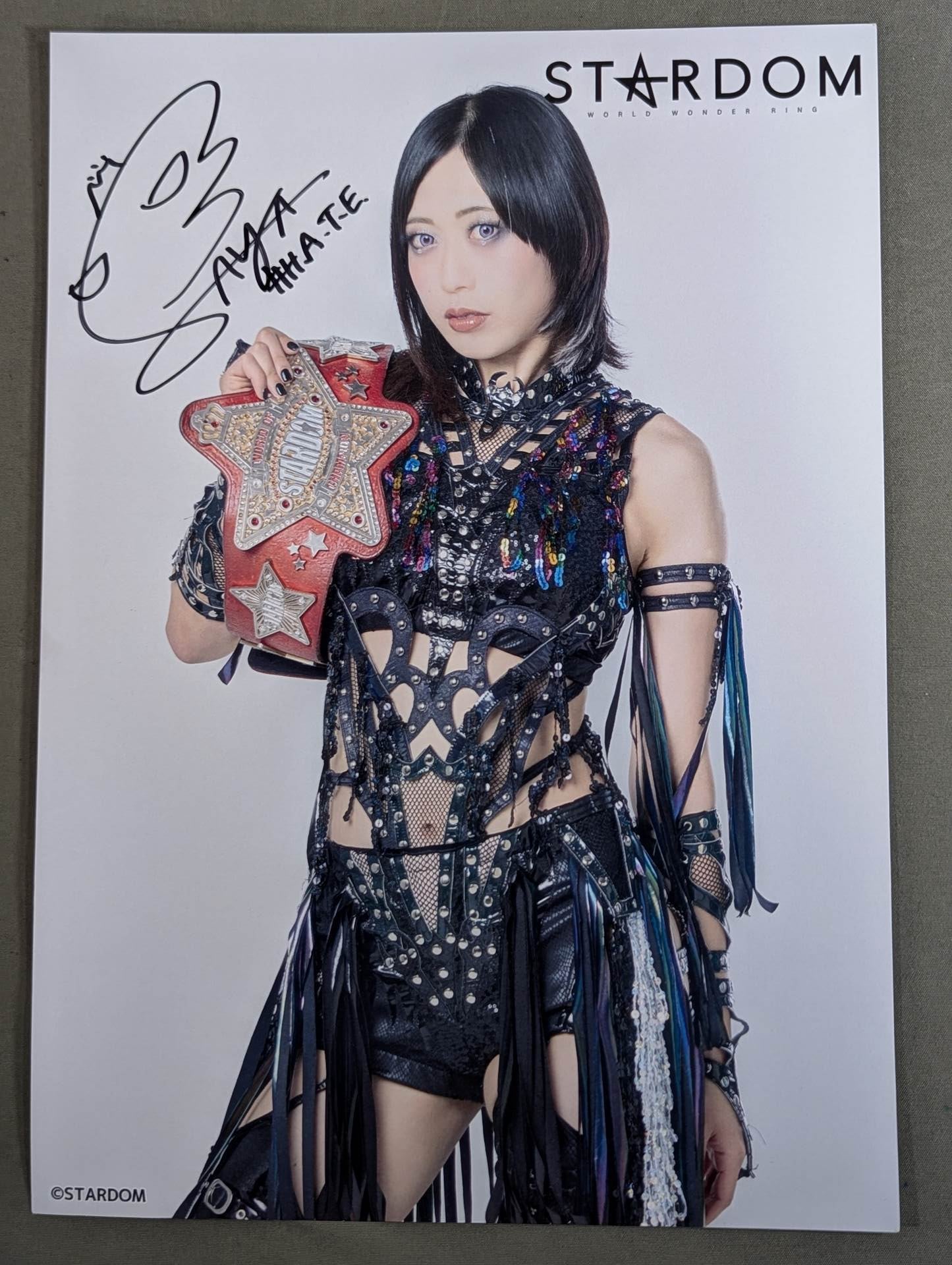 Saya Kamitani  hand signed autograph  Starda Pro-Photo  (V-3)
