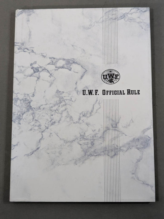 U.W.F. OFFICIAL RULE (UWFオフィシャルルール)  1989.5.4～