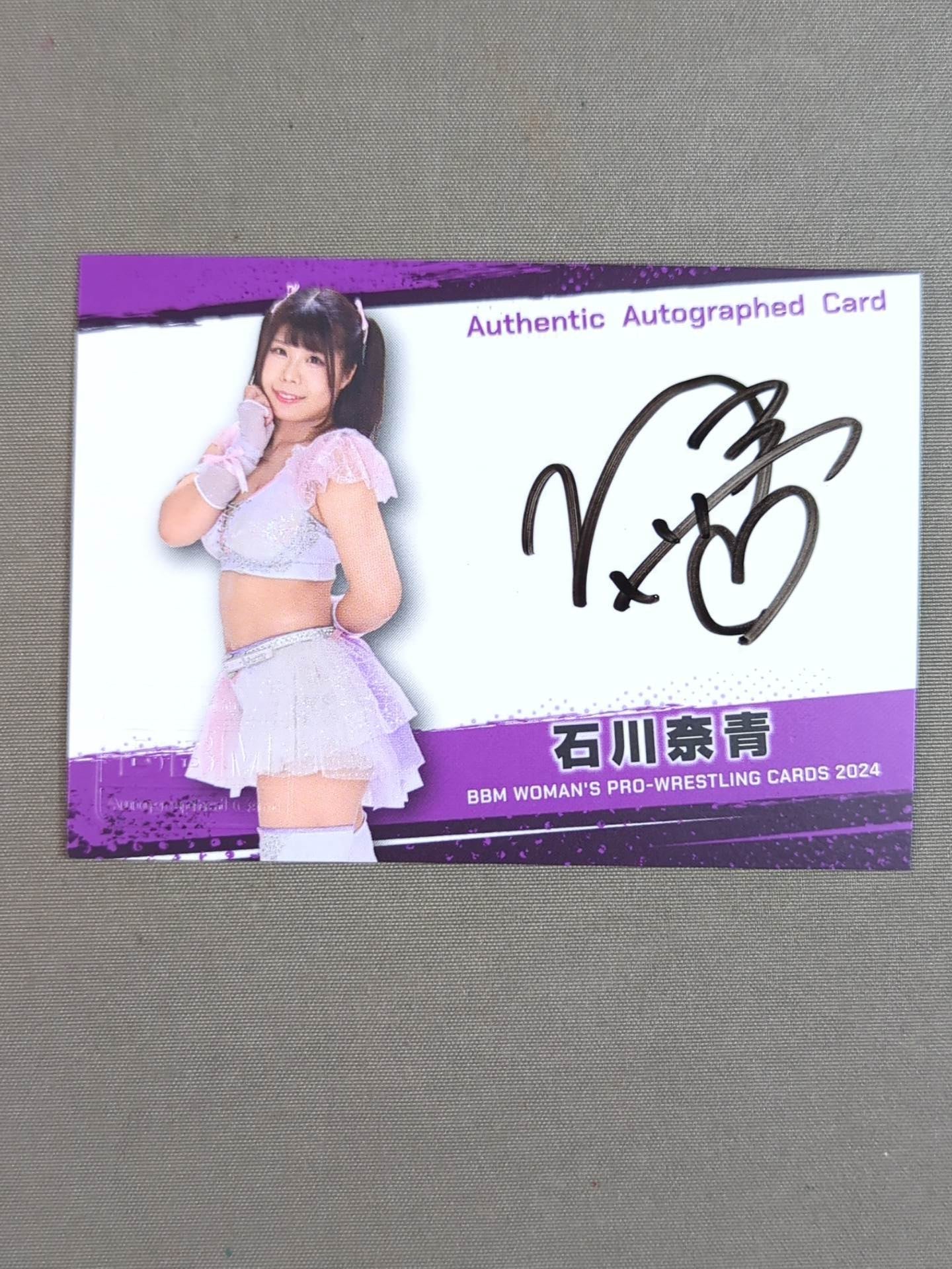 2024 BBM Nao Ishikawa  Formula autographed card 