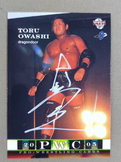 2005 BBM 大鷲透 公式サインカード