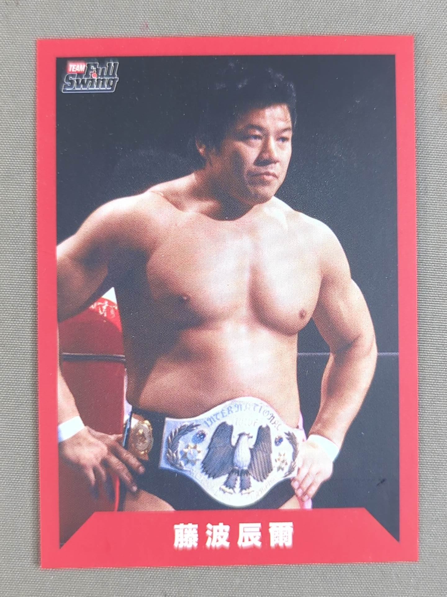 チームフルスイング製 藤波辰爾 プロレスカード②