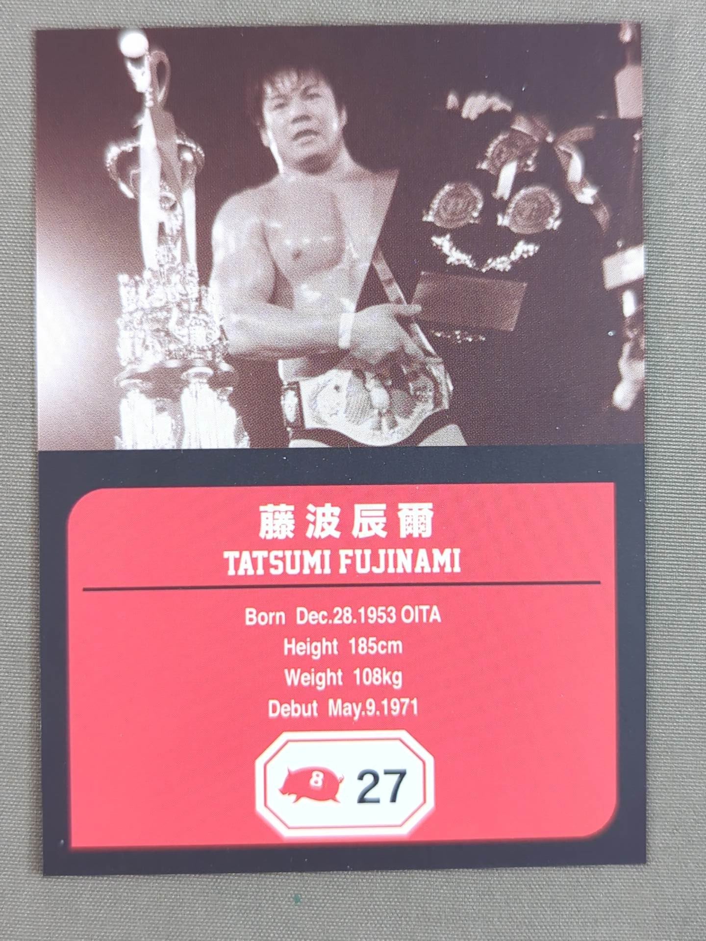 チームフルスイング製 藤波辰爾 プロレスカード②