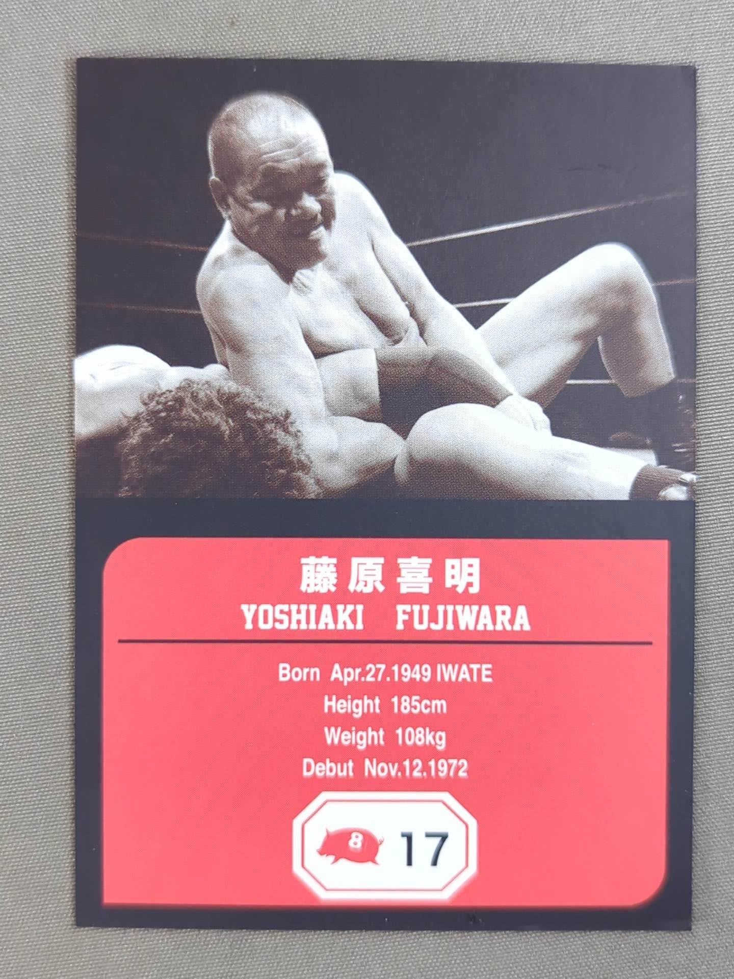 チームフルスイング製 藤原喜明 プロレスカード