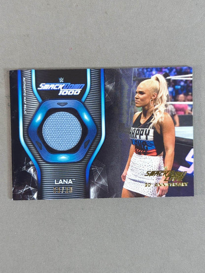 2019 TOPPS WWE ラナ 公式リングマットカード