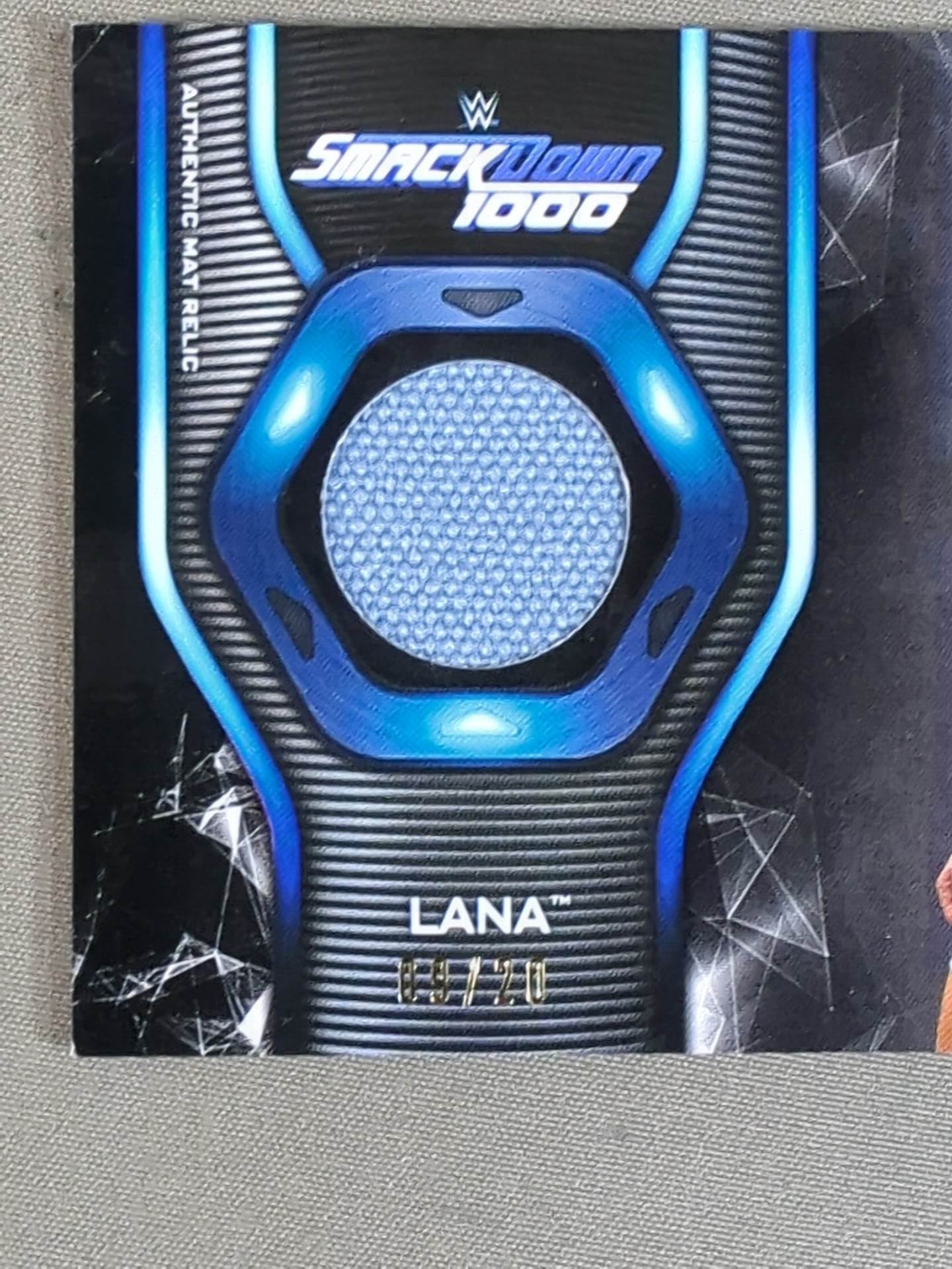 2019 TOPPS WWE ラナ 公式リングマットカード