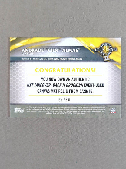 2017 TOPPS NXT アンドラーデ 公式リングマットカード