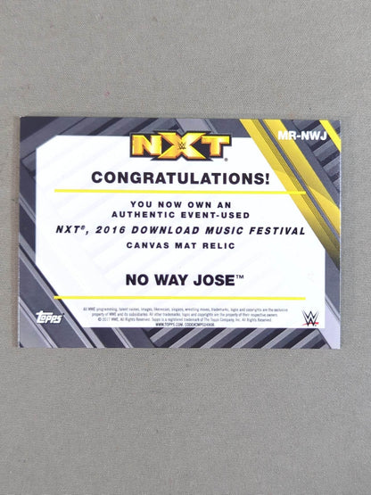 2017 TOPPS NXT ノー・ウェイ・ホセ 公式リングマットカード